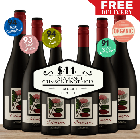 Ata Rangi Crimson Pinot Noir ~ 6 pack value