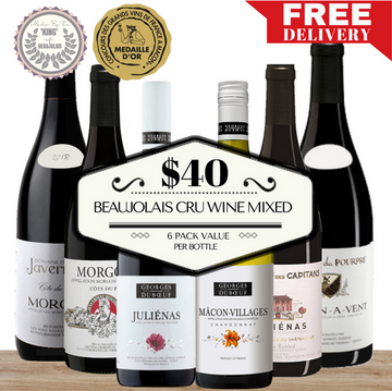 Beaujolais Cru Wine Mixed - 6 Pack Value