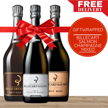 Billecart Salmon Champagne MIxed Gift Wrapped - 3 Pack Value