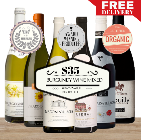 Burgundy Wine Mixed - 6 Pack Value