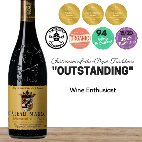 Chateau Maucoil Chateauneuf-du-Pape Tradition Red - Rhone, France