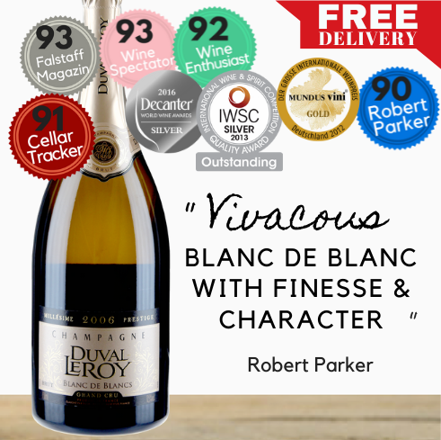 Duval Leroy Brut Blanc de Blancs Millésime Grand Cru NV - Champagne, France