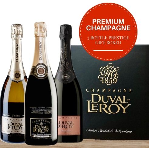 Duval Leroy Premium Champagne - 3 Gift-Boxed Pack
