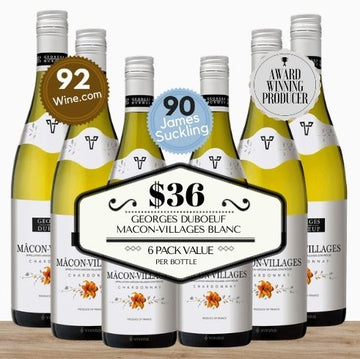 Georges Duboeuf Macon-Villages Blanc 2018 - 6 Pack Value