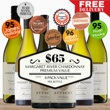 Margaret River Premium Chardonnay Mixed ~ 6 Pack Value