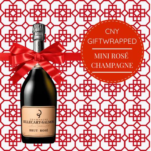 Mini Rose Champagne CNY Gift Wrapped