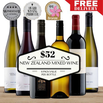 New Zealand Mixed Wine - 6 Pack Value