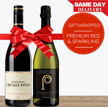 Premium Red & Sparkling Wine Gift-Wrapped