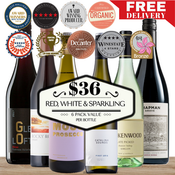 Red, White & Sparkling Value - Mixed 6 Pack