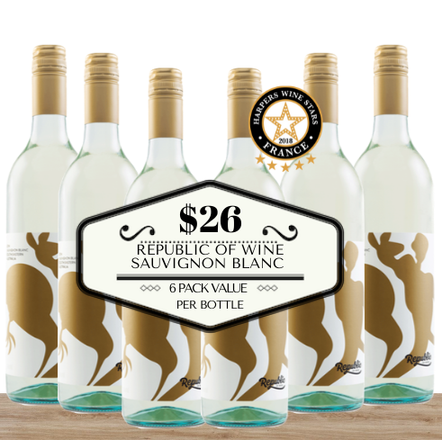 Republic of Wine Sauvignon Blanc ~ 6 Pack Value
