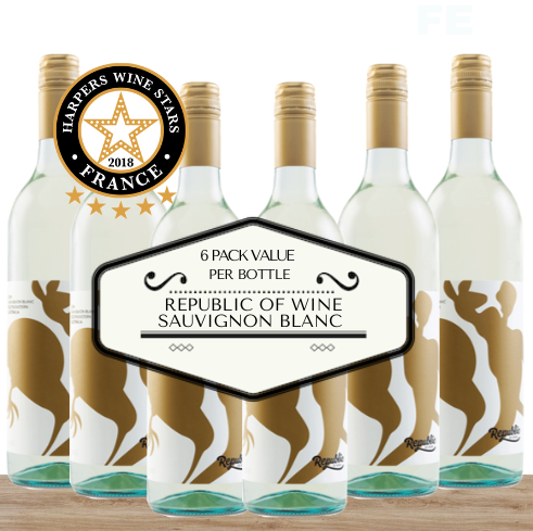 Republic of Wine Sauvignon Blanc 2020 ~ South Australia, Australia - 6 Pack Value