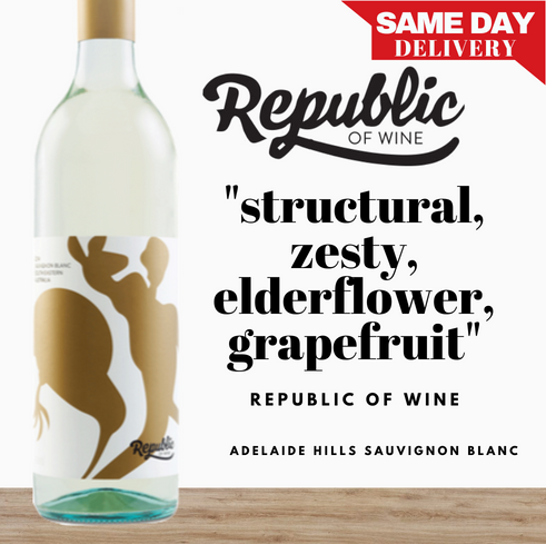 Republic of Wine Sauvignon Blanc ~ South Australia, Australia
