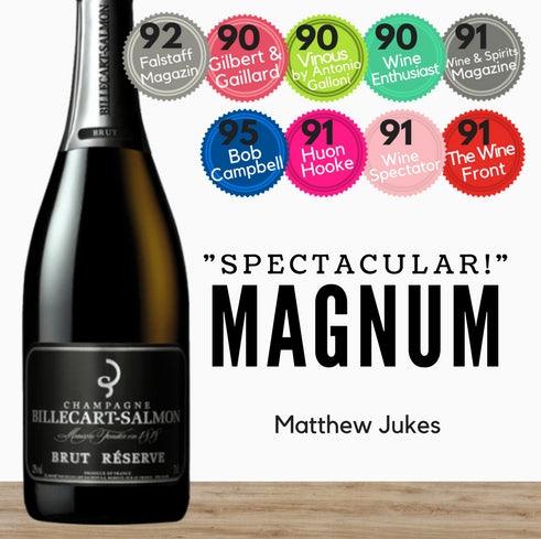 Super Special. Discounted! Price of 2 standard bottles! Billecart Salmon French Champagne Magnum. Special discount available from Pop Up Wine in Singapore. Guaranteed fast delivery.