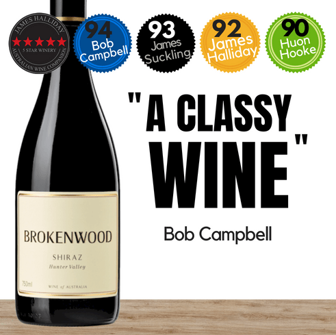 Brokenwood Hunter Valley Shiraz ~ Hunter Valley, NSW, Australia