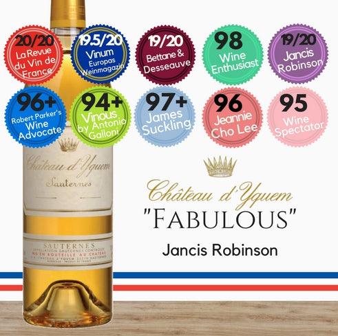 Superior First Growth SAUTERNES. Premium French white wine from Bordeaux. Buy now from Pop Up Wine. Singapore's low price wine online. Same day delivery. Free delivery for 2 cases