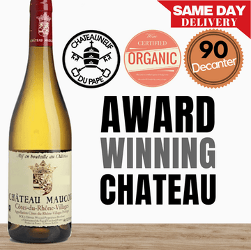 Chateau Maucoil Côtes du Rhône Villages Blanc - Rhone, France