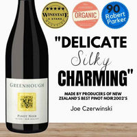 Greenhough Pinot Noir (Organic) 2016 ~ Marlborough, New Zealand