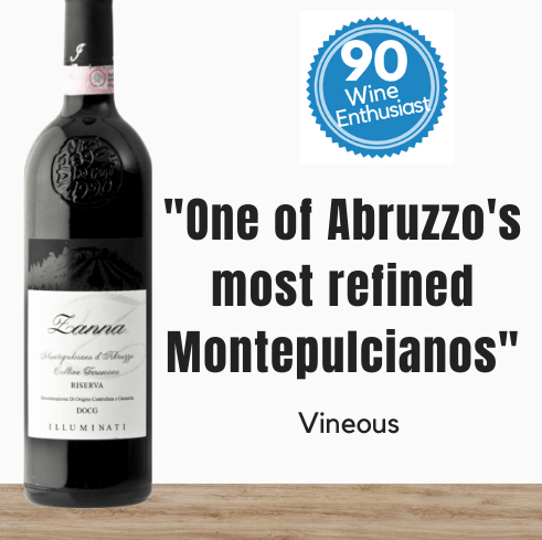 "A fine red wine from Abruzzo Italy - Illuminati - Montepulciano d'Abruzzo Riserva 'Zanna' 2015. Buy now online in Singapore from Pop Up Wine .