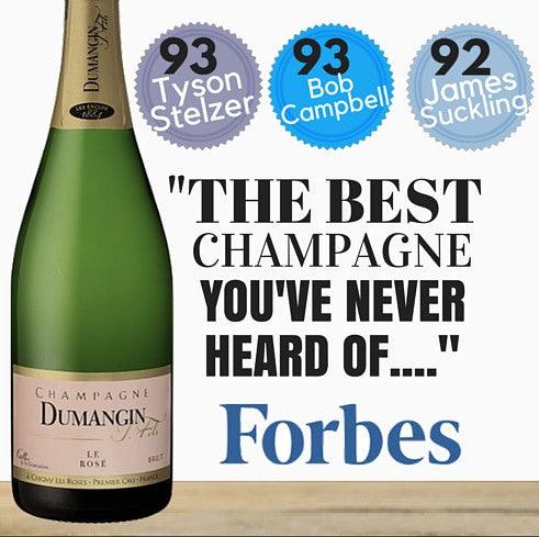 French Champagne by J. Dumangin. Forbes Magazine ~ "The Best champagne you've never heard of."  Order great value prices online ~ Pop Up Wine Singapore. Same day delivery. 