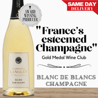 Langlet Blanc de Blancs Premier Cru Extra-Brut Bouteille Blanche - Champagne, France
