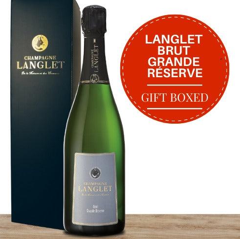 Langlet Brut Grande Réserve Champagne - Gift-Box