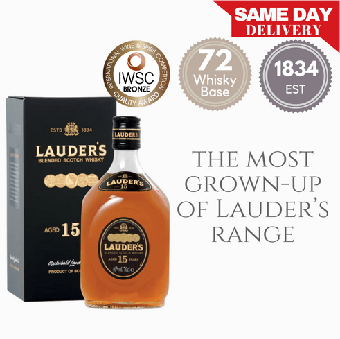 LAUDER’S AGED 15 YEARS ~ SCOTLAND