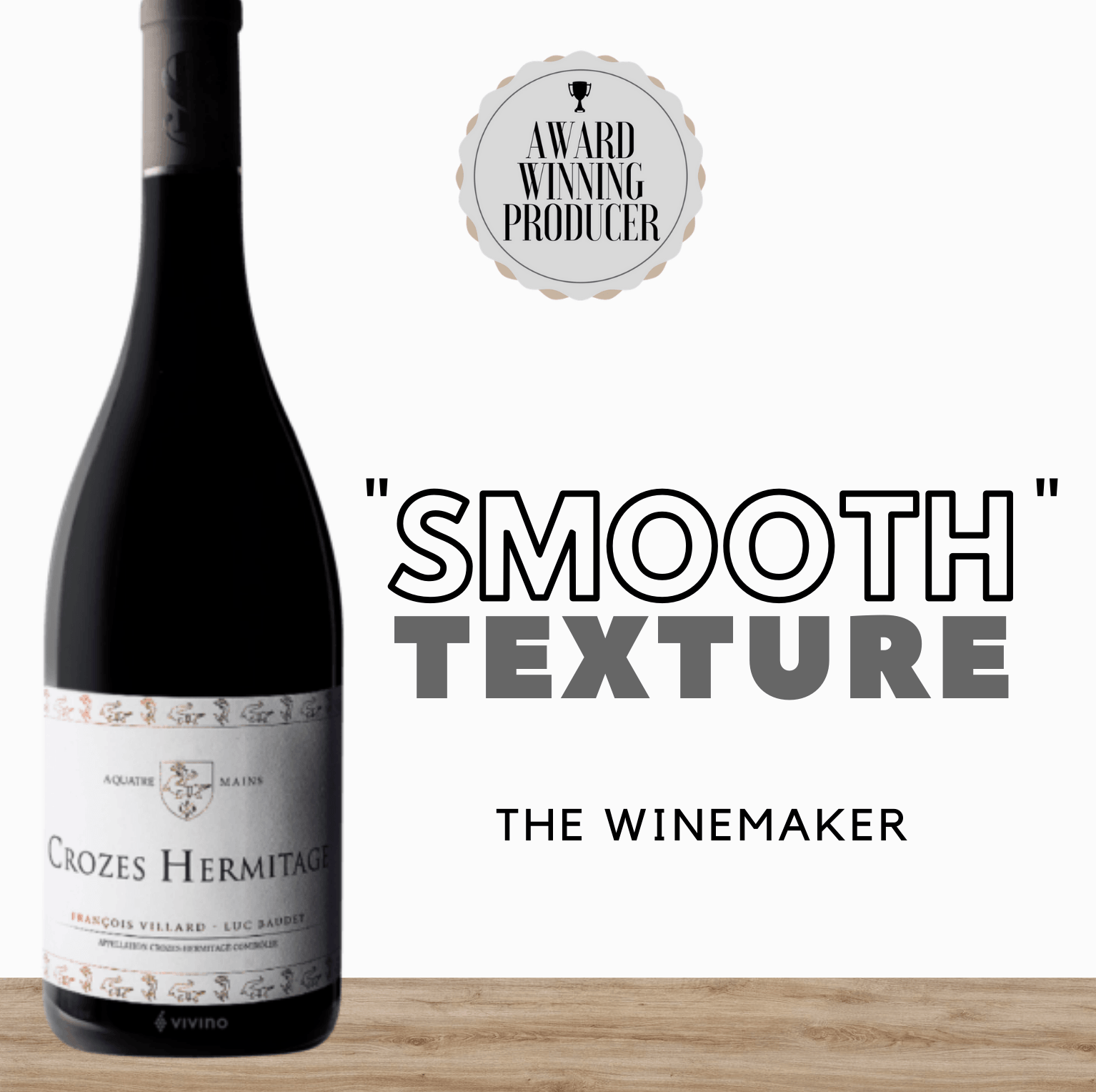 Luc Beaudet “A Quatre Mains” Crozes-Hermitage Red - Rhône Valley, France