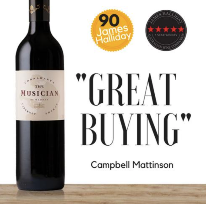 Majella The Musician Cabernet Shiraz ~ Coonawarra, South Australia