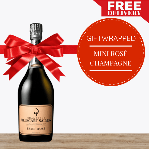 Mini Rose Champagne Gift-Wrapped