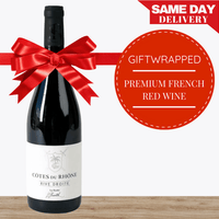 Premium French Red Wine Gift-Wrapped