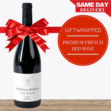 Premium French Red Wine Gift-Wrapped