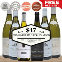 Premium White Burgundy Mixed - 6 Pack Value