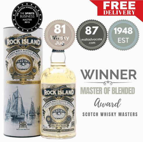 ROCK OYSTER SMALL BATCH BLENDED MALT WHISKY ~ ISLANDS, SCOTLAND