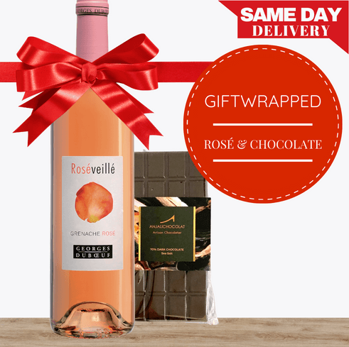 Rosé & Gourmet Chocolate - Gift Wrapped