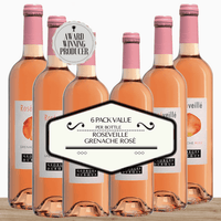 Roseveille Grenache Rosé 2020 South of France, France - 6 Pack Value - Pop Up Wine