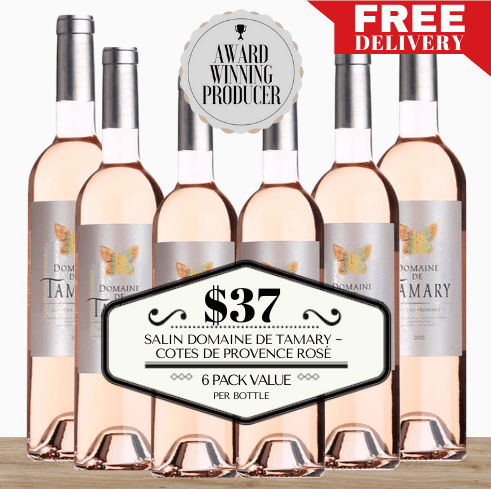 Salin Domaine de Tamary ~ Cotes de Provence Rosé - 6 Pack Value