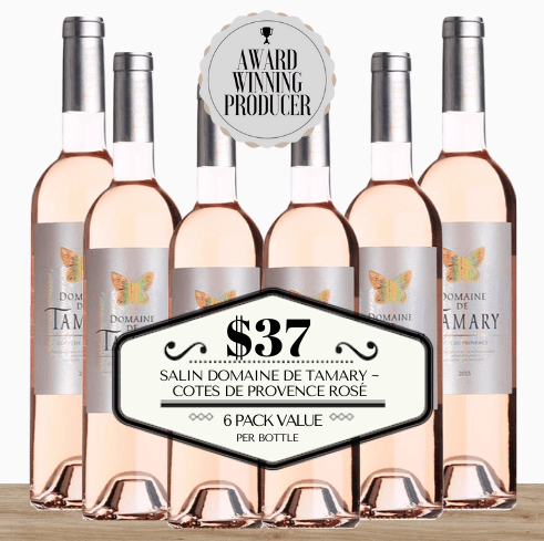 Salin Domaine de Tamary ~ Cotes de Provence Rosé - 6 Pack Value