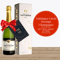 Taittinger Cuvée Prestige Champagne Gift Wrap & Card - Champagne, France - Pop Up Wine