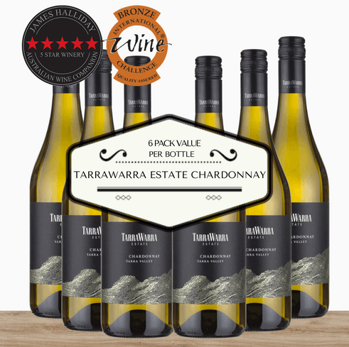 TarraWarra Estate Chardonnay 2019 - Yarra Valley, Australia - 6 Pack Value - Pop Up Wine
