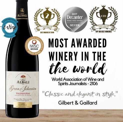 Vina Albali Gran Seleccion Tempranill 2015 from Valdepenas, Spain Buy online from Singapore's favourite wine store, Pop Up Wine. Same day and free delivery available. We offer contactless delivery & free delivery for any 24 bottles.Buy this and get this award-winning Spanish red wine delivered today. We deliver wine 7 days a week, even on Sundays