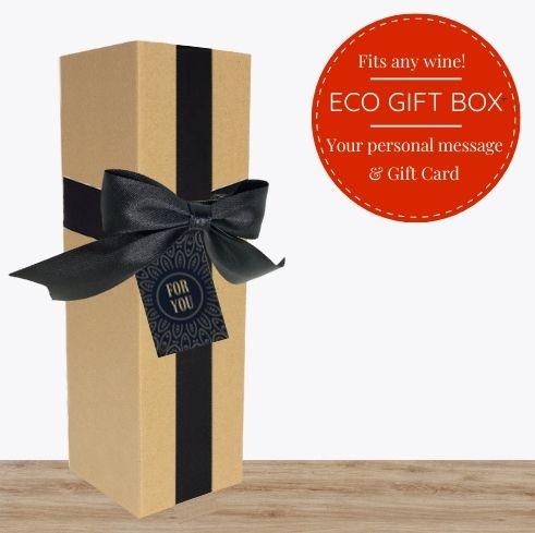 Add a wine gift box to your order and we'll add your personalised message to a a gift card 