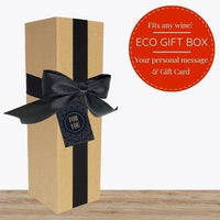 Add a wine gift box to your order and we'll add your personalised message to a a gift card 
